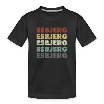 Esbjerg - Danemark - Danemark - Scandinavie - T-shirt bio Premium Enfant - noir - Devant