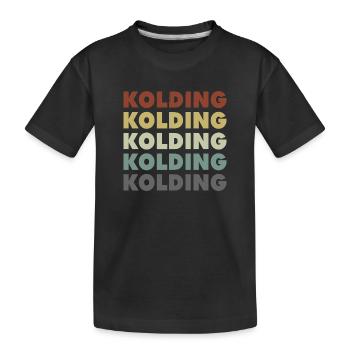 Kolding - Denmark - Dänemark - Skandinavien - Kinder Premium Bio T-Shirt - Schwarz - Vorne