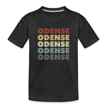 Odense - Danemark - Danemark - Scandinavie - T-shirt bio Premium Enfant - noir - Devant