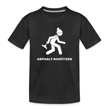 TIREURS D’ASPHALTE - T-shirt bio Premium Enfant - noir - Devant