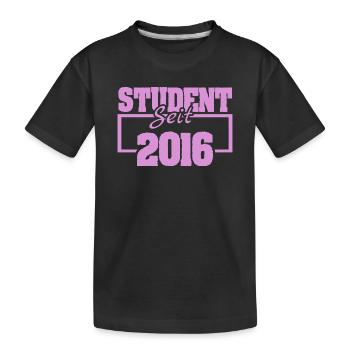 seit 2016 - Kinder Premium Bio T-Shirt - Schwarz - Vorne