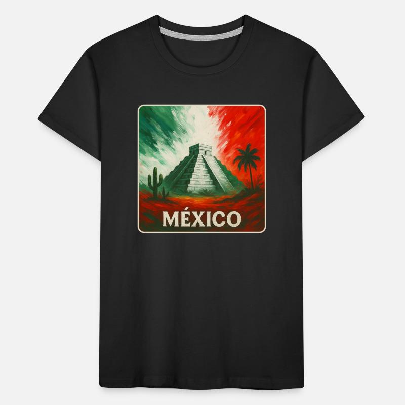Conception des pyramides du Mexique T-shirt bio Premium Enfant