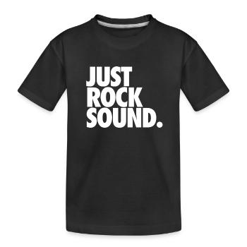Nur Rock-Sound - Kinder Premium Bio T-Shirt - Schwarz - Vorne