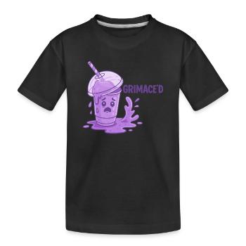 Grimace Shake Chaos - Kinder Premium Bio T-Shirt - Schwarz - Vorne