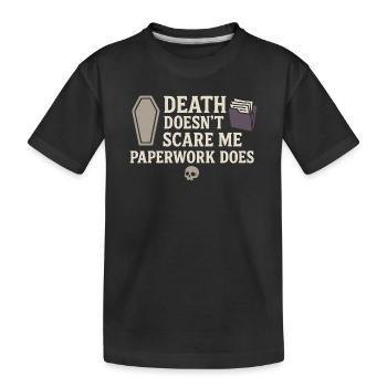 Cadavre Science Humour noir Mort Positif - T-shirt bio Premium Enfant - noir - Devant