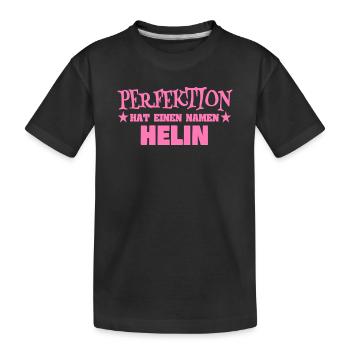 Nom de la femme He - T-shirt bio Premium Enfant - noir - Devant