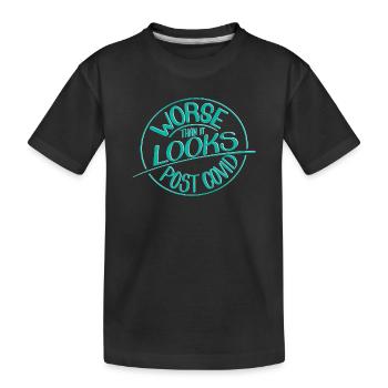 Pire qu’il n’y paraît, l’après-Covid - T-shirt bio Premium Enfant - noir - Devant