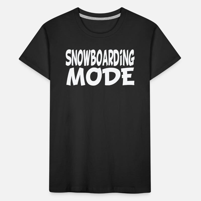 Mode snowboard T-shirt bio Premium Enfant