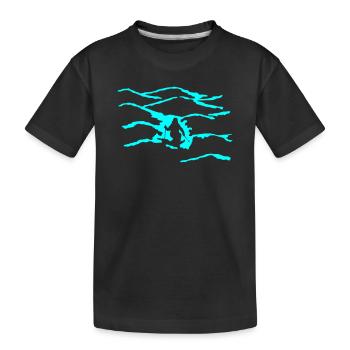 Ski de bosses - T-shirt bio Premium Enfant - noir - Devant