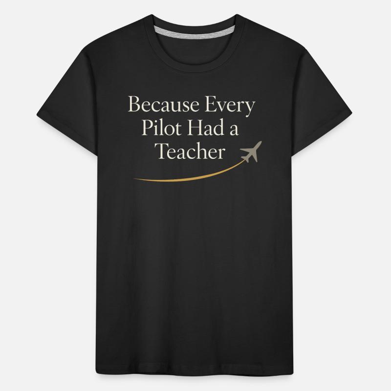 Flight Instructor Cfi Pilot Aviation Instructor Kids' Premium Organic T-Shirt