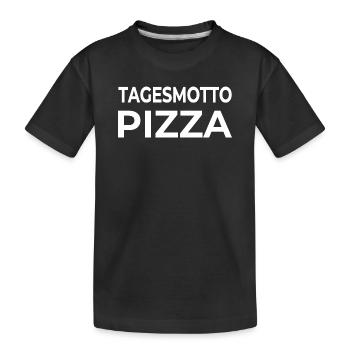 Pizza - T-shirt bio Premium Enfant - noir - Devant