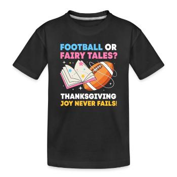Thanksgiving Gender Reveal Future Maman - T-shirt bio Premium Enfant - noir - Devant