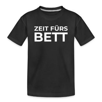 lit - T-shirt bio Premium Enfant - noir - Devant