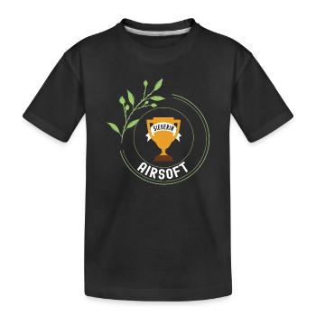 Championnat du tournoi Airsoft Winner - T-shirt bio Premium Enfant - noir - Devant