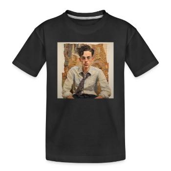 Patchwork Portrait Vintage - T-shirt bio Premium Enfant - noir - Devant
