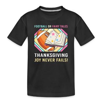 Thanksgiving Gender Reveal Future Maman - T-shirt bio Premium Enfant - noir - Devant