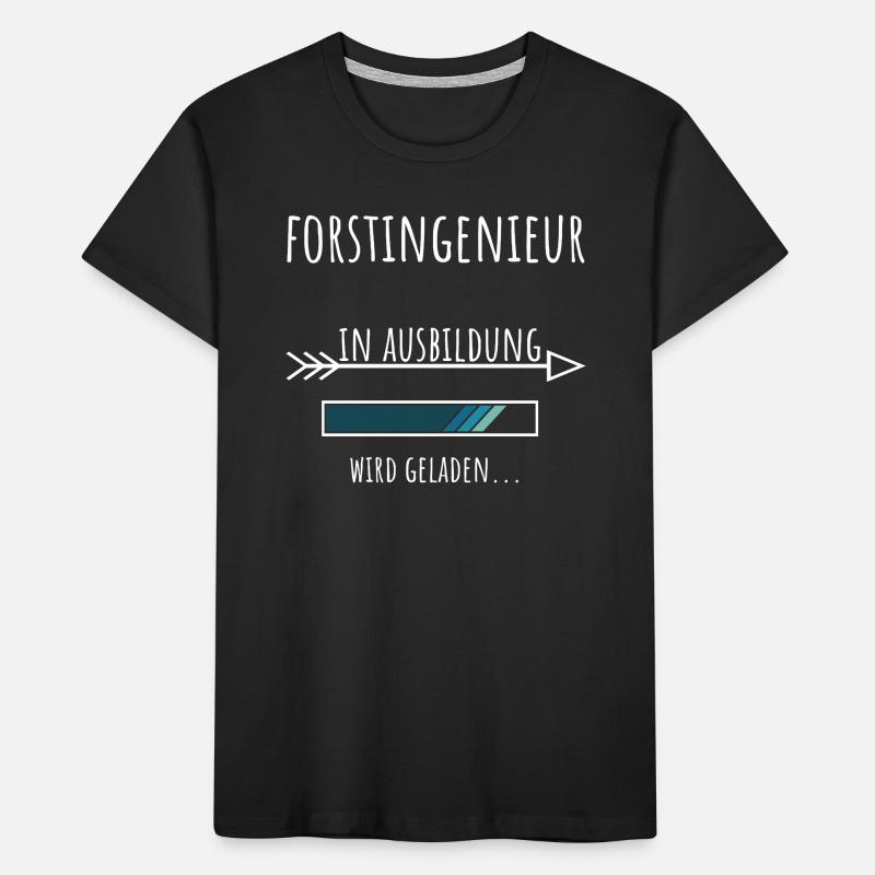 Forest Engineer Studies Profession Training Kids' Premium Organic T-Shirt