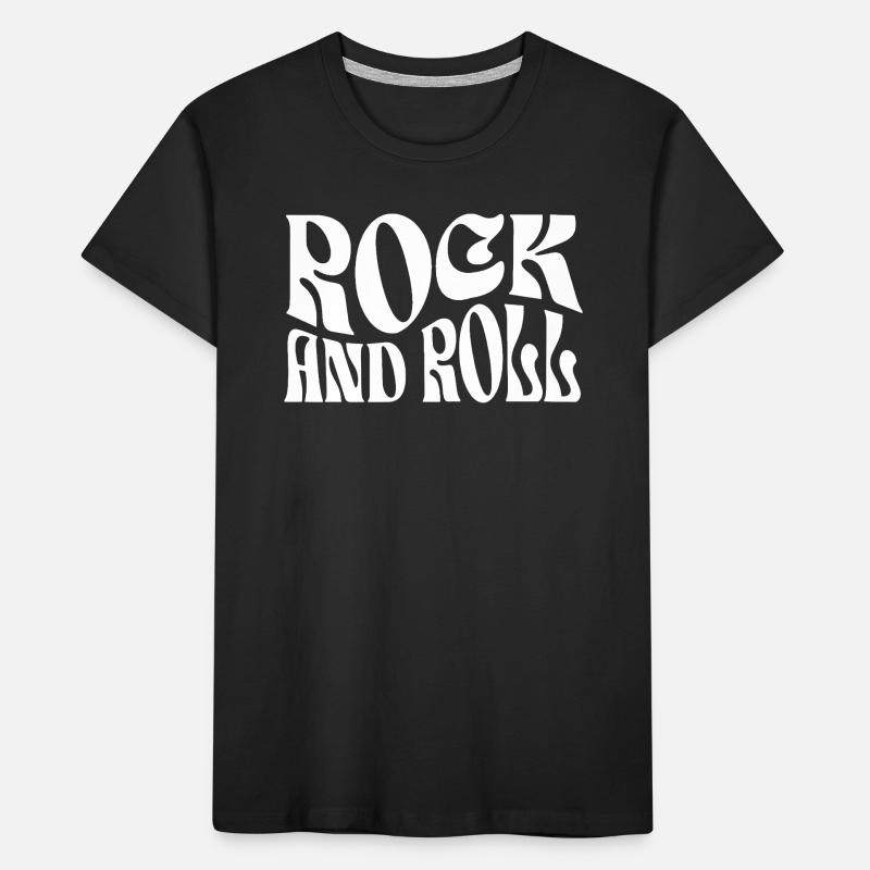 Impression typographique rock rétro T-shirt bio Premium Enfant