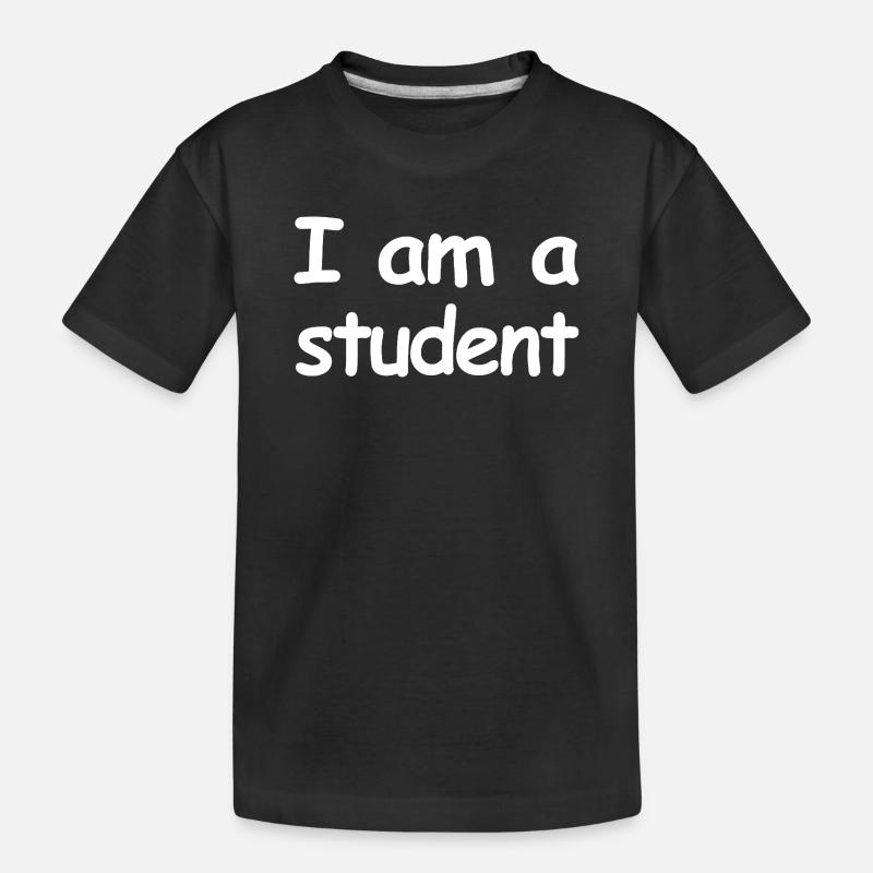 Student - Kinder Premium Bio T-Shirt - Schwarz