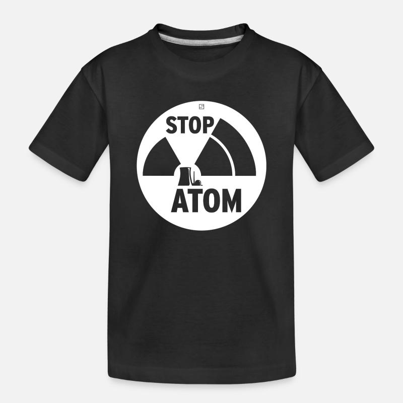 STOP ATOM - T-shirt bio Premium Enfant - noir