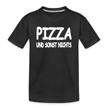 Pizza - T-shirt bio Premium Enfant - noir - Devant