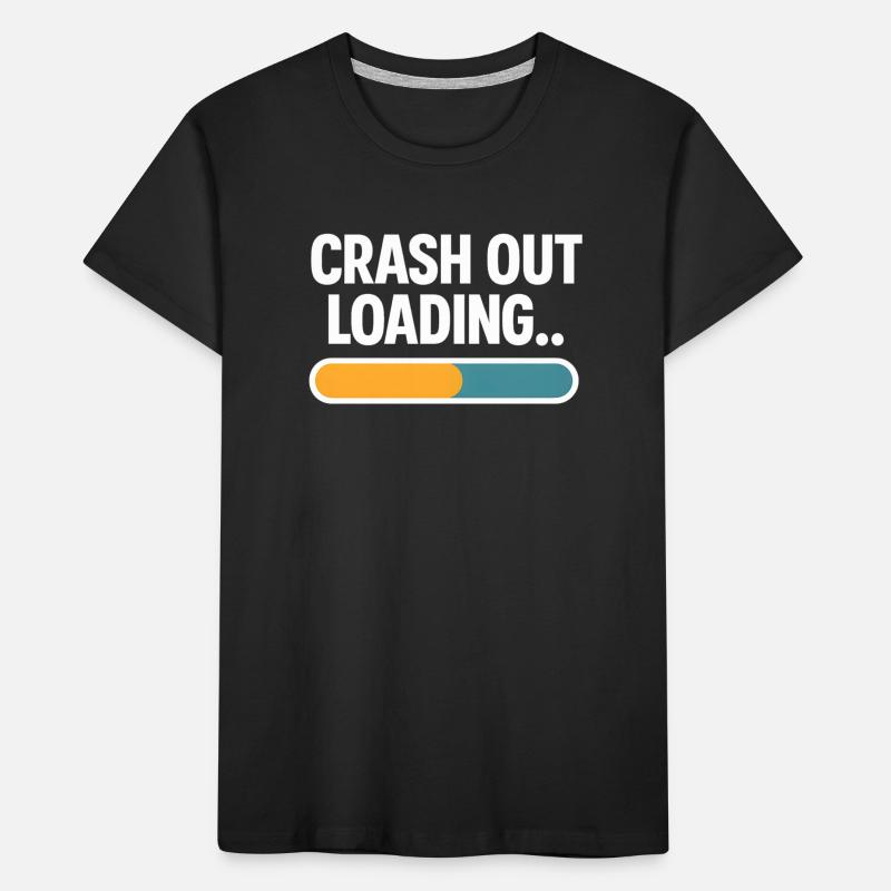 Crash Out Loading Progress Bar Funny Saying Kids' Premium Organic T-Shirt