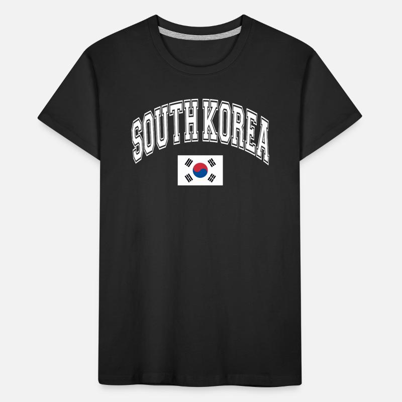 South Korea Kids' Premium Organic T-Shirt