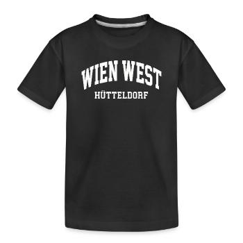 Vienne-Ouest Hütteldorf - T-shirt bio Premium Enfant - noir - Devant