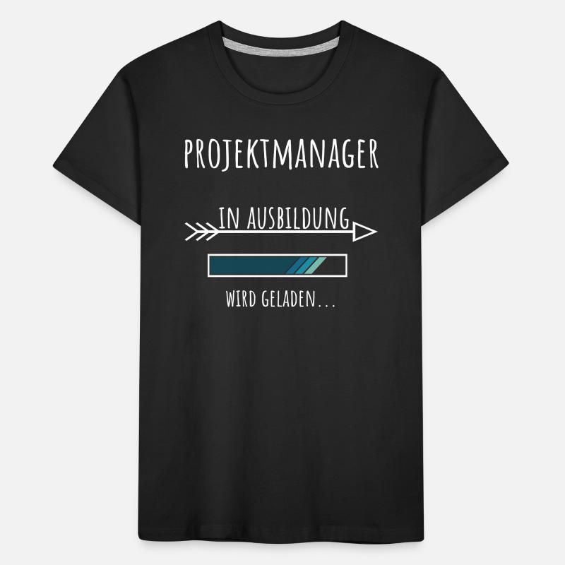 Project Manager Project Management Studies Profession Kids' Premium Organic T-Shirt