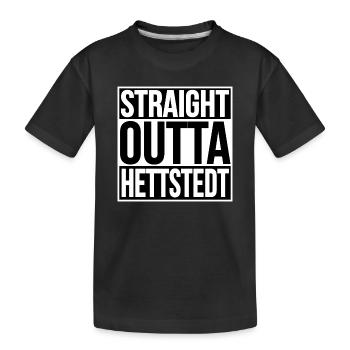 TOUT DROIT SORTI DE HETTSTEDT - T-shirt bio Premium Enfant - noir - Devant