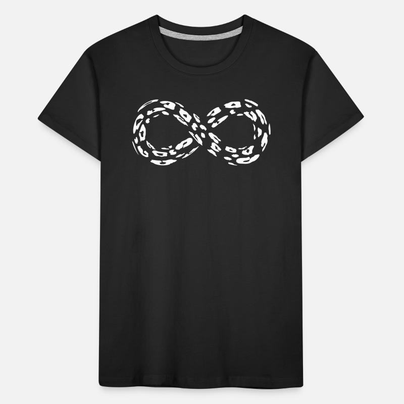 Leopard Infinity Loop Kids' Premium Organic T-Shirt