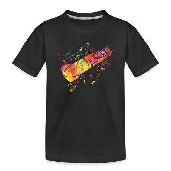 Bob Freineur d’équipe Bob - T-shirt bio Premium Enfant - noir - Devant