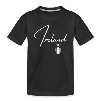 Patriote irlandais, fierté irlandaise - T-shirt bio Premium Enfant - noir - Devant