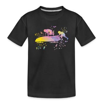Bob Freineur d’équipe Bob - T-shirt bio Premium Enfant - noir - Devant