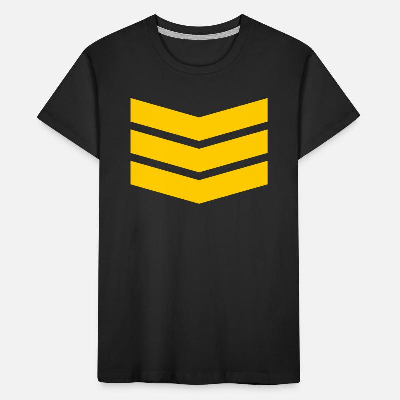 Chevron Stack Bold Pattern Kids' Premium Organic T-Shirt