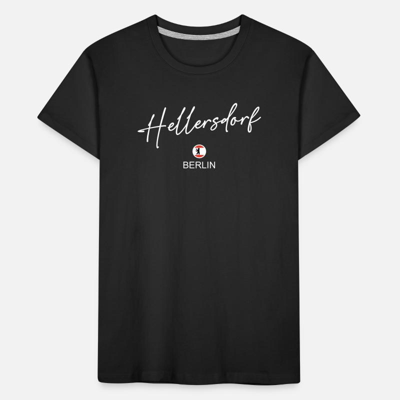 Hellersdorf - Drapeau de Berlin - Ours de Berlin - Berli T-shirt bio Premium Enfant