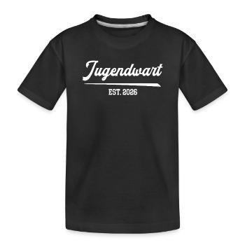 Youth Warden Youth Fire Brigade FFW Youth Fire Brigade - Kids' Premium Organic T-Shirt - black - Front
