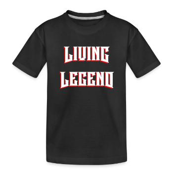 Légende vivante - T-shirt bio Premium Enfant - noir - Devant