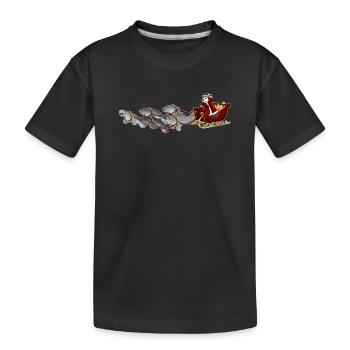 Conférences Tazz | Joyeux Meepmas - T-shirt bio Premium Enfant - noir - Devant
