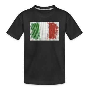 Conception italienne - T-shirt bio Premium Enfant - noir - Devant