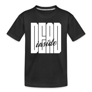 Logo gras Dead Inside - T-shirt bio Premium Enfant - noir - Devant
