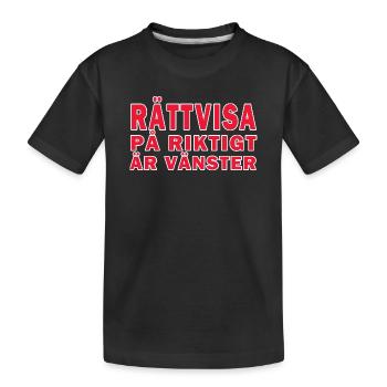 Justice pour de vrai, c’est parti - T-shirt bio Premium Enfant - noir - Devant