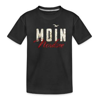 Mer du Nord - Moin - T-shirt bio Premium Enfant - noir - Devant