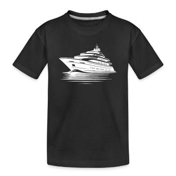 Pur sentiment de croisière, veuillez aller sur le pont solaire - T-shirt bio Premium Enfant - noir - Devant