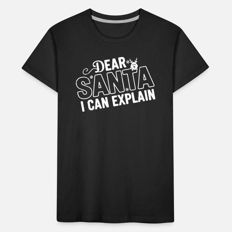 Dear Santa I Can Explain Kids' Premium Organic T-Shirt