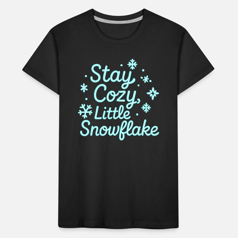 Reste Confortable Néon Script T-shirt bio Premium Enfant