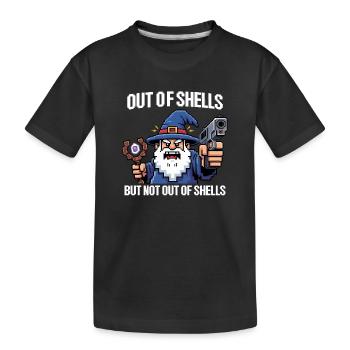 Hors de sorts mais pas de coquilles - Cool Wizard - T-shirt bio Premium Enfant - noir - Devant