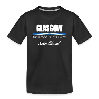 Glasgow - T-shirt bio Premium Enfant - noir - Devant