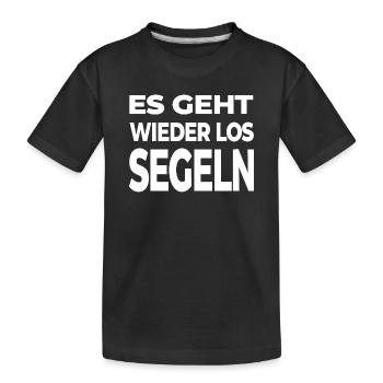 Voile - T-shirt bio Premium Enfant - noir - Devant