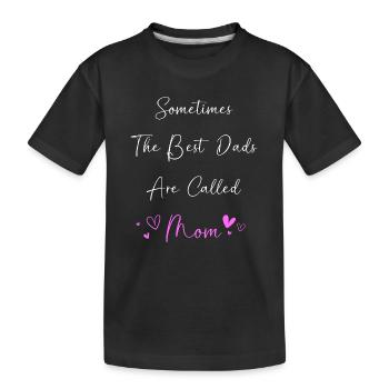 Maman célibataire Maman célibataire Maman célibataire - T-shirt bio Premium Enfant - noir - Devant